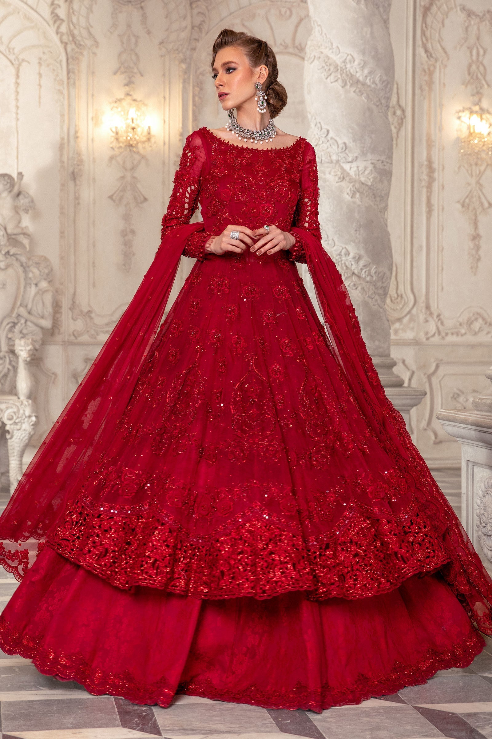 Maria B. Couture Red MC-043